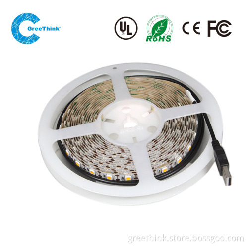 5V SMD5050 high brightness led strip light usb